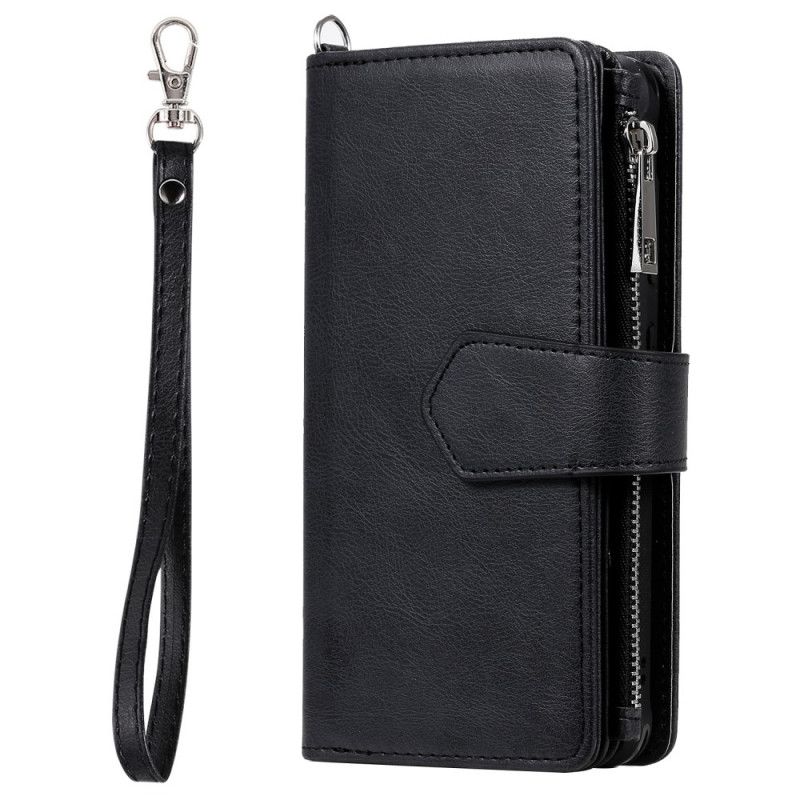 Etui Folio Samsung Galaxy S20 Czerwony Czarny Zdejmowane Etui Z Portfelem