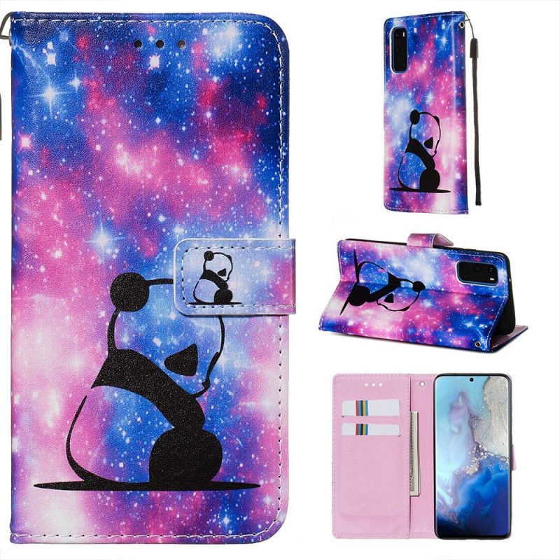 Etui Folio Samsung Galaxy S20 Galaktyczna Panda