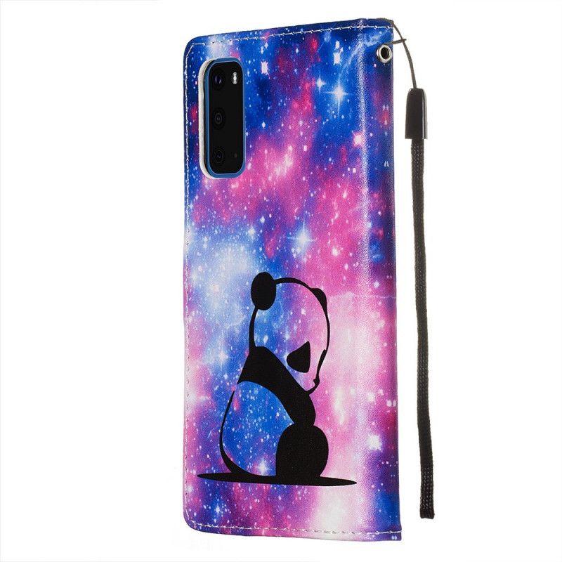 Etui Folio Samsung Galaxy S20 Galaktyczna Panda