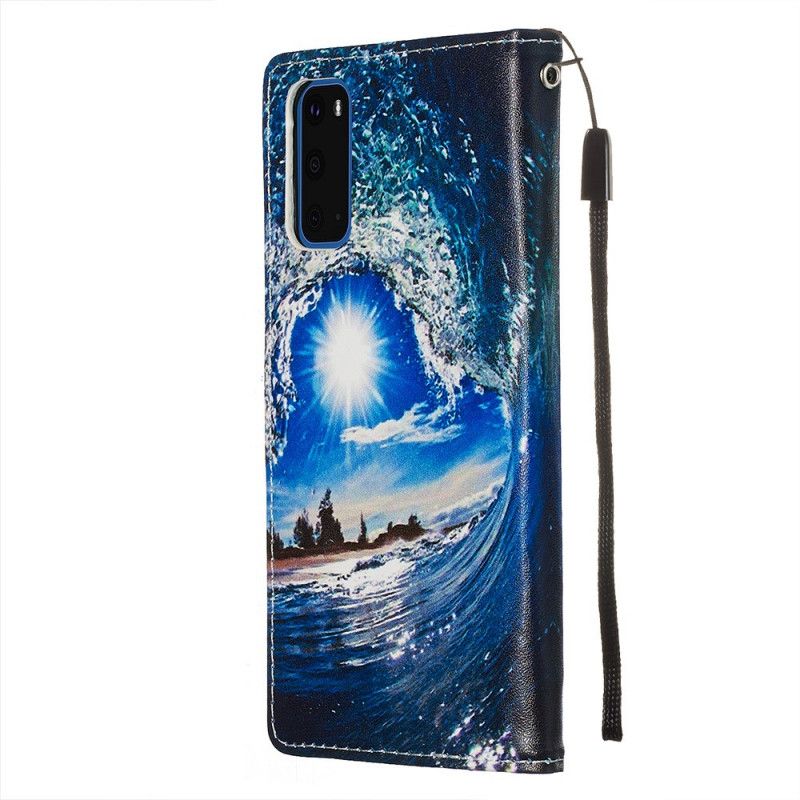 Etui Folio Samsung Galaxy S20 Kocham Falę Etui Ochronne