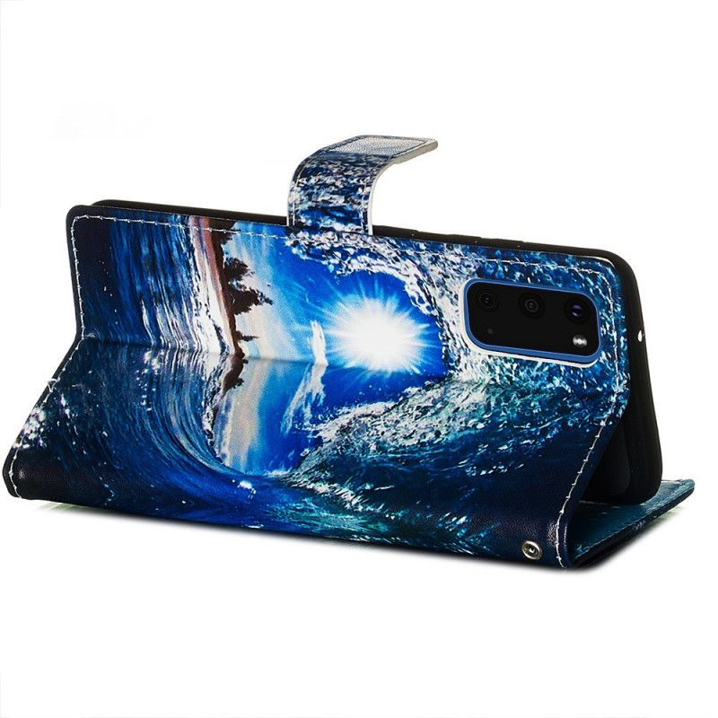 Etui Folio Samsung Galaxy S20 Kocham Falę Etui Ochronne