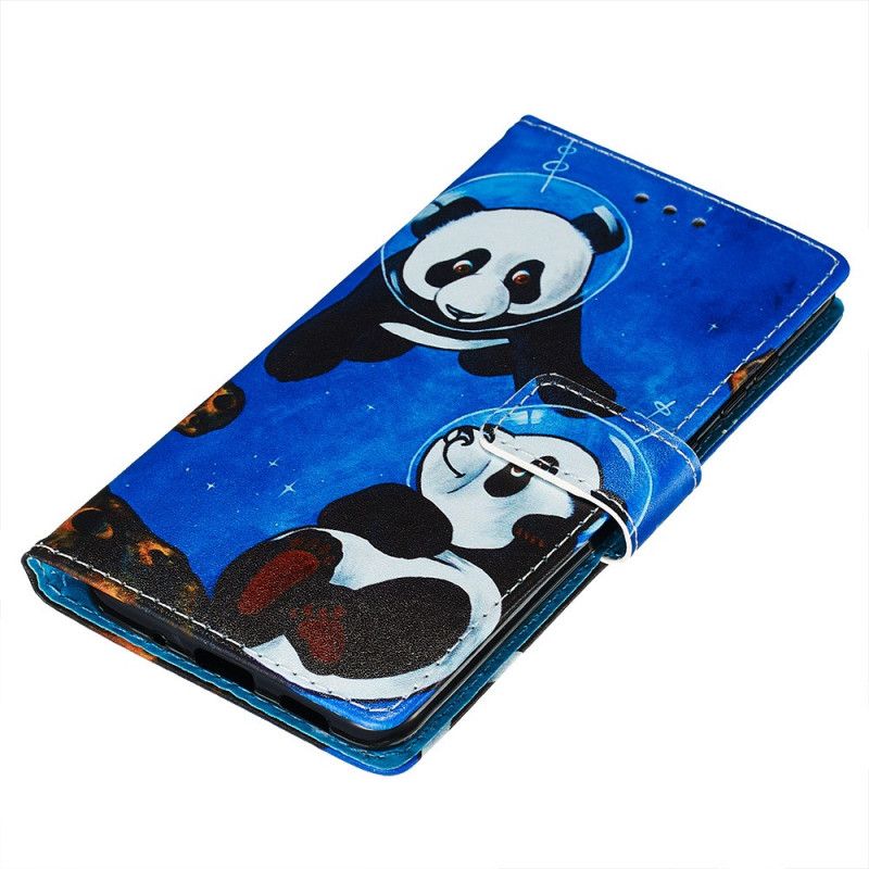 Etui Folio Samsung Galaxy S20 Kosmonauci Pandy Etui Ochronne