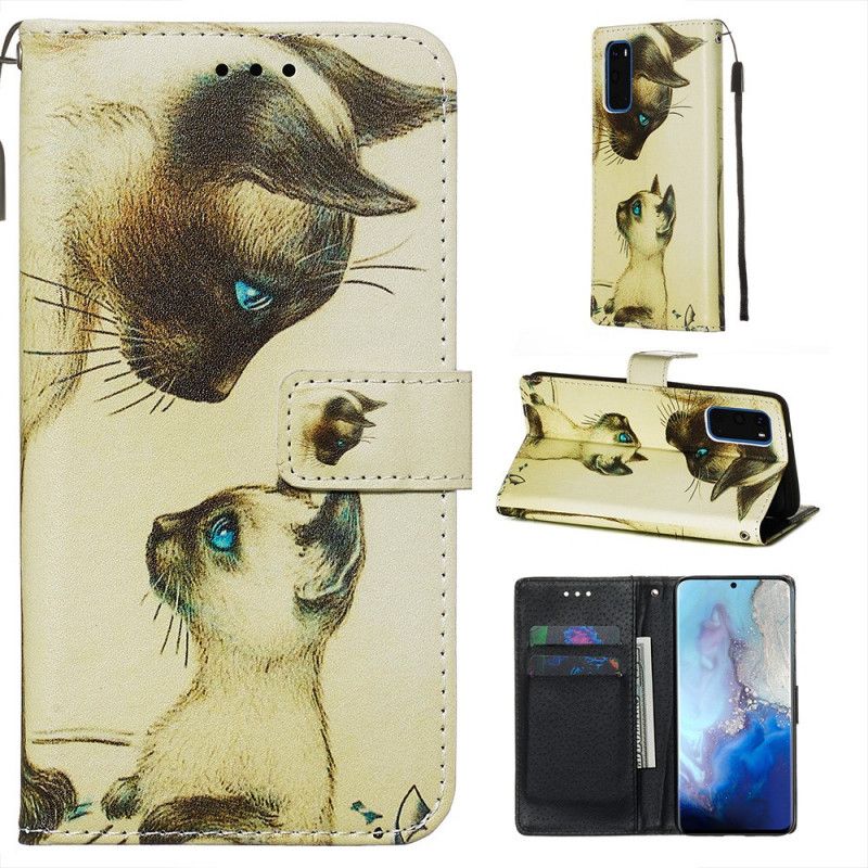 Etui Folio Samsung Galaxy S20 Kotek I Mama