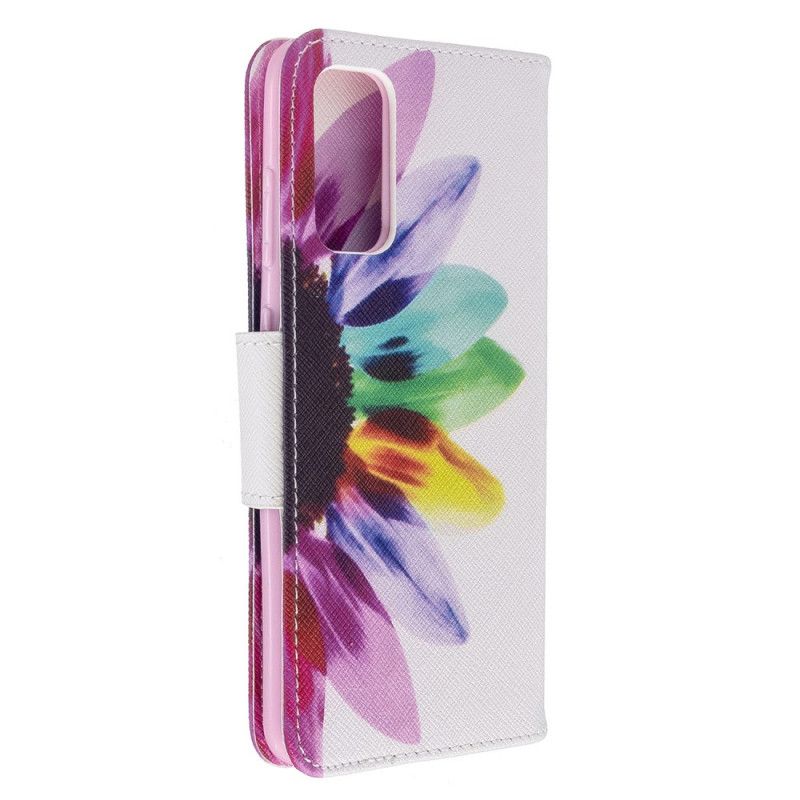 Etui Folio Samsung Galaxy S20 Kwiat Akwareli