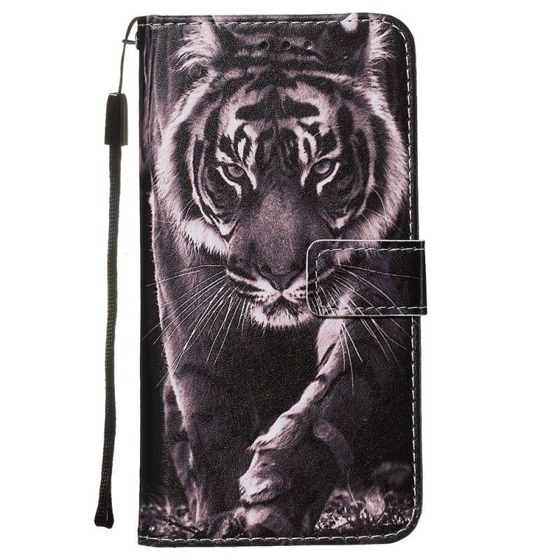 Etui Folio Samsung Galaxy S20 Nocny Tygrys Etui Ochronne