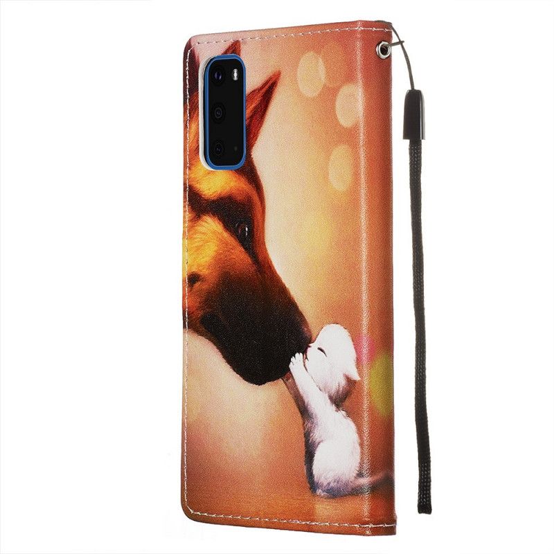 Etui Folio Samsung Galaxy S20 Przyjaciel Kota Ernesta Etui Ochronne