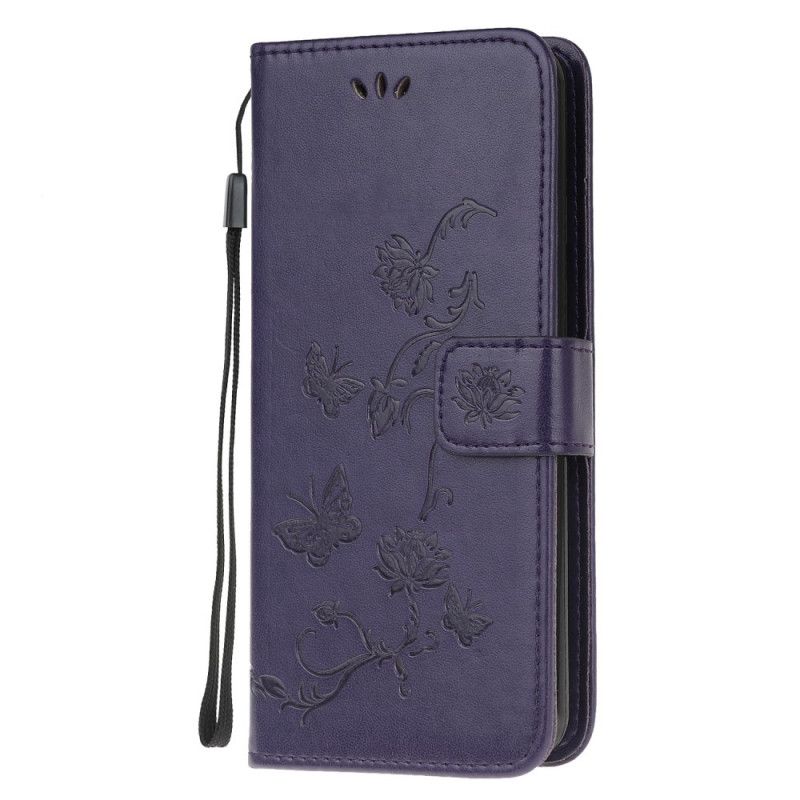 Etui Folio Samsung Galaxy S20 Szary Czarny Zaczarowane Motyle Etui Ochronne