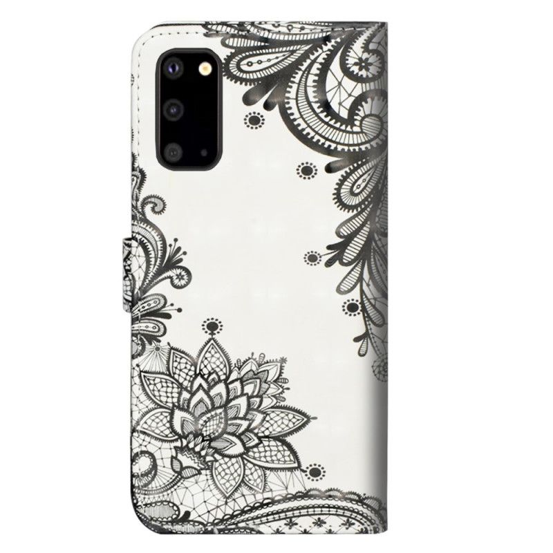 Etui Folio Samsung Galaxy S20 Szykowna Koronka Etui Ochronne