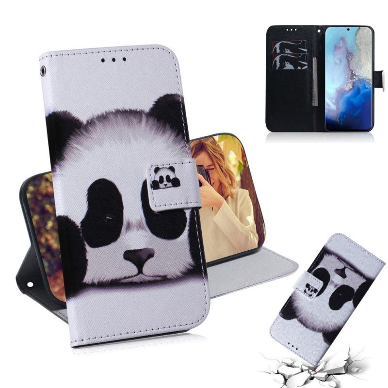 Etui Folio Samsung Galaxy S20 Twarz Pandy