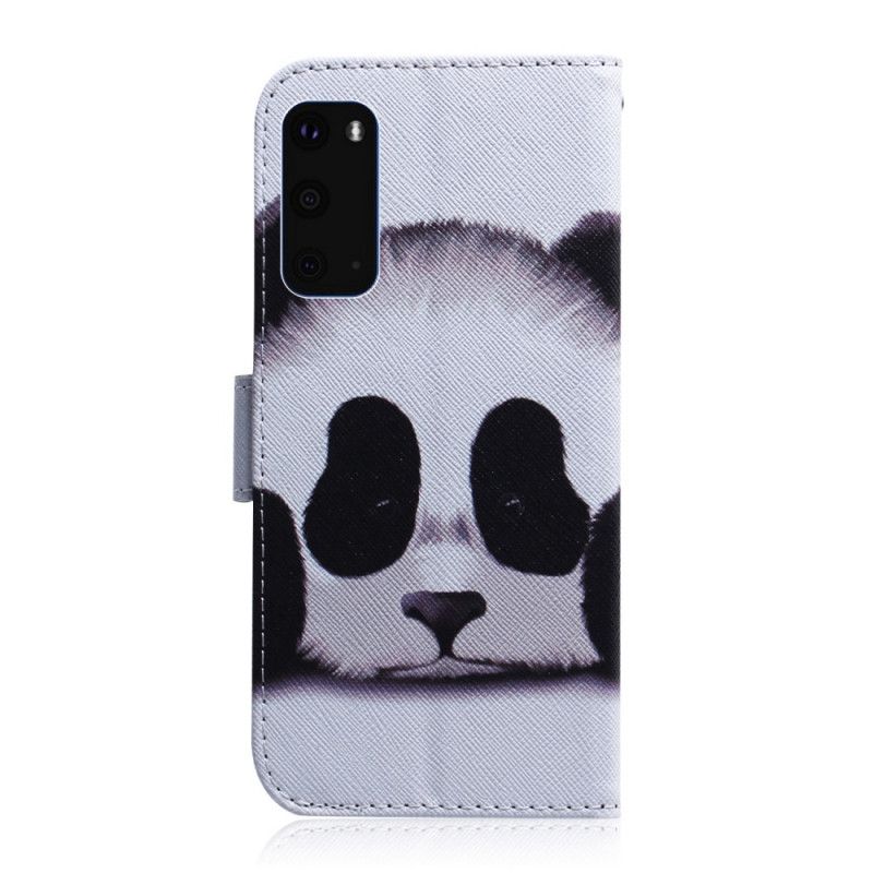 Etui Folio Samsung Galaxy S20 Twarz Pandy