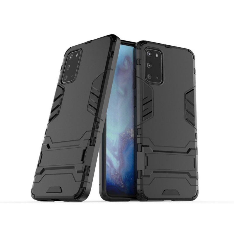 Etui Samsung Galaxy S20 Czerwony Czarny Mocny Język