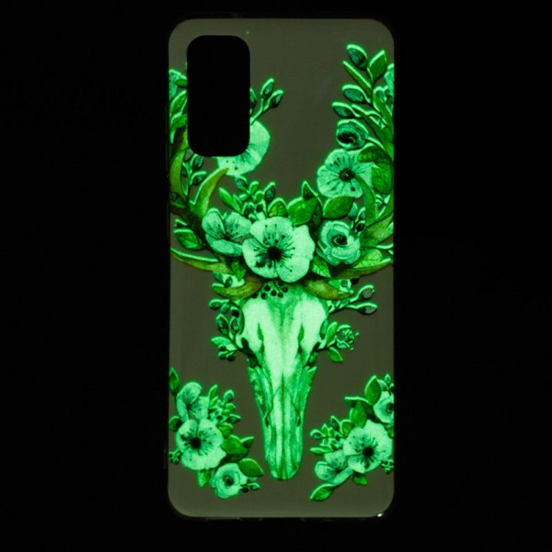 Etui Samsung Galaxy S20 Fluorescencyjny Łoś Kwitnący