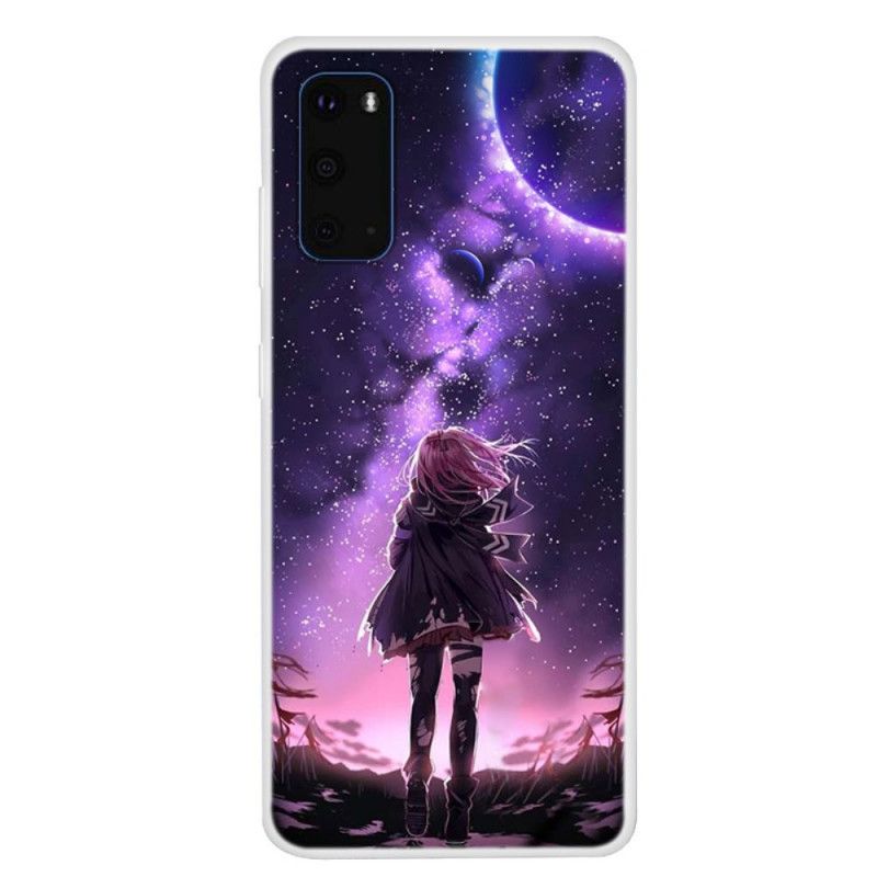 Etui Samsung Galaxy S20 Magiczna Pełnia Księżyca