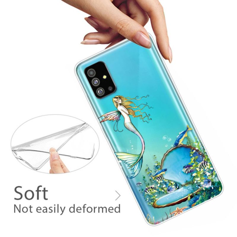 Etui Samsung Galaxy S20 Niebieska Syrena Etui Ochronne