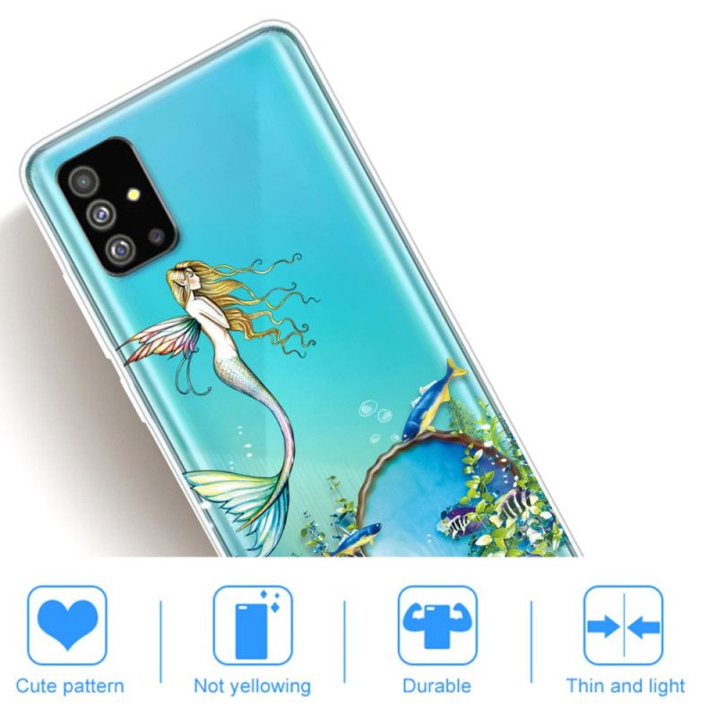 Etui Samsung Galaxy S20 Niebieska Syrena Etui Ochronne