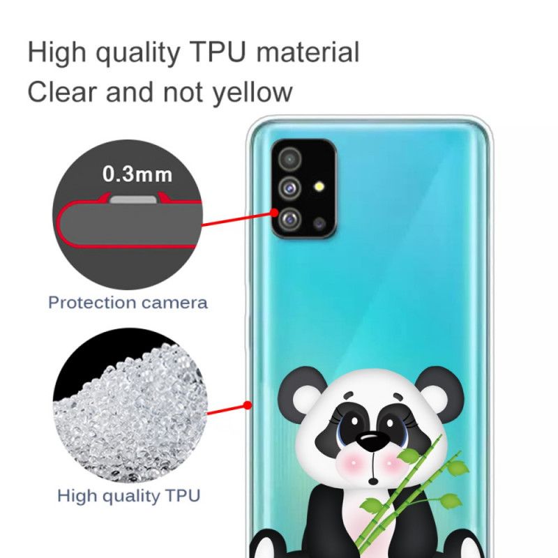 Etui Samsung Galaxy S20 Przezroczysta Smutna Panda Etui Ochronne