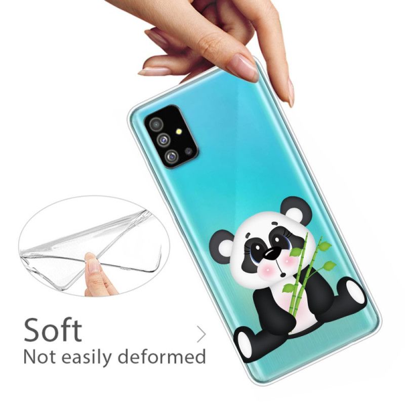 Etui Samsung Galaxy S20 Przezroczysta Smutna Panda Etui Ochronne