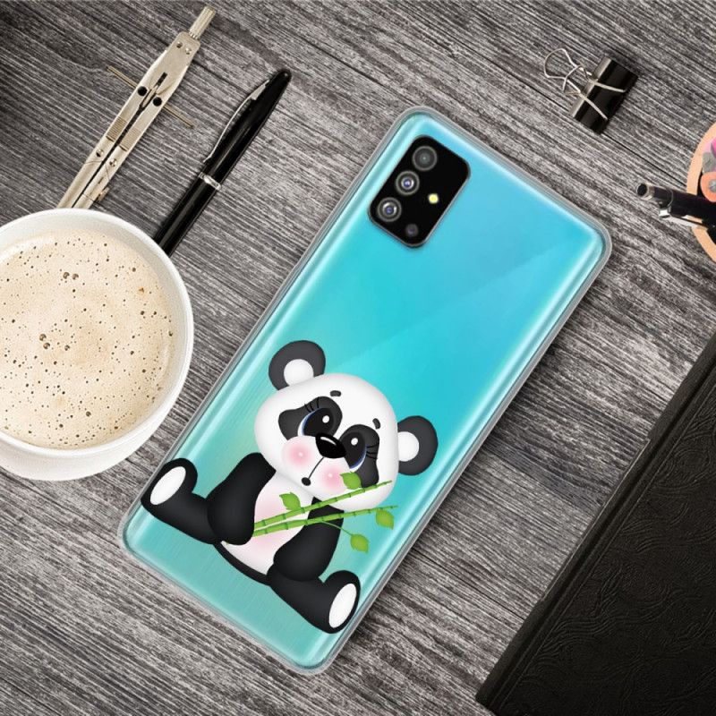 Etui Samsung Galaxy S20 Przezroczysta Smutna Panda Etui Ochronne