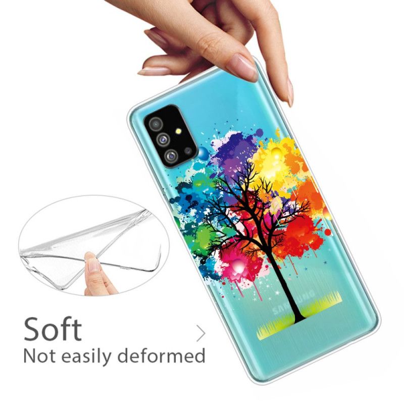 Etui Samsung Galaxy S20 Przezroczyste Drzewo Akwarelowe