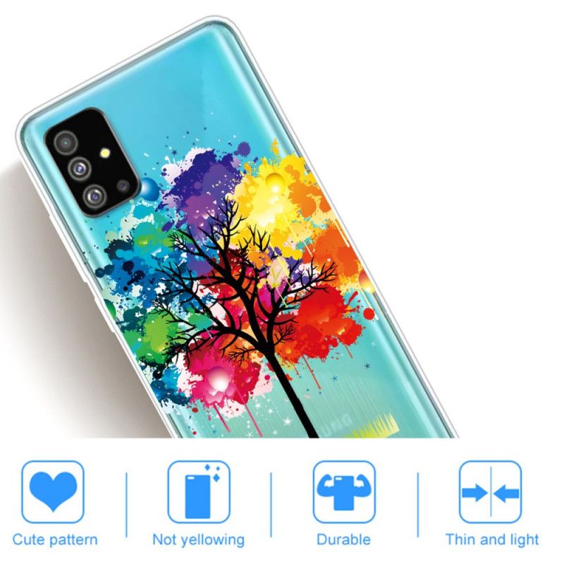 Etui Samsung Galaxy S20 Przezroczyste Drzewo Akwarelowe