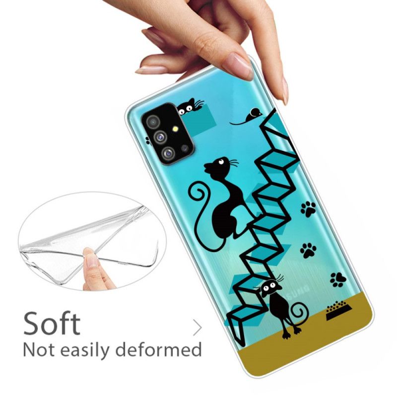 Etui Samsung Galaxy S20 Śmieszne Koty Etui Ochronne