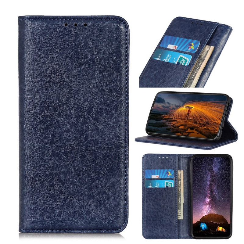 Flip Kotelot Samsung Galaxy S20 Granatowy Czerwony Elegancka Dwoina Skórzana Etui Ochronne