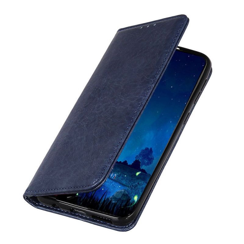 Flip Kotelot Samsung Galaxy S20 Granatowy Czerwony Elegancka Dwoina Skórzana Etui Ochronne