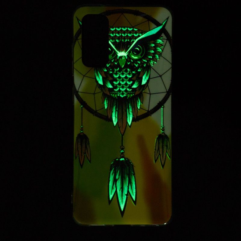 Futerały Samsung Galaxy S20 Etui na Telefon Fluorescencyjny Łapacz Snów Sowy