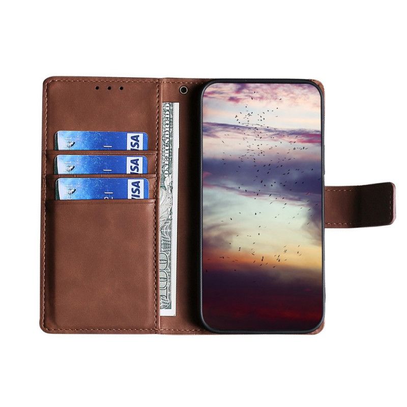 Etui Folio Huawei Nova 9 Pro / Honor 50 Pro Krokodyl Dotykowy Skóry Etui Ochronne