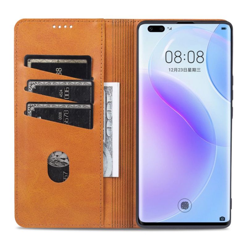 Flip Kotelot Huawei Nova 9 Pro / Honor 50 Pro Azns Skórzany Styl Etui Ochronne