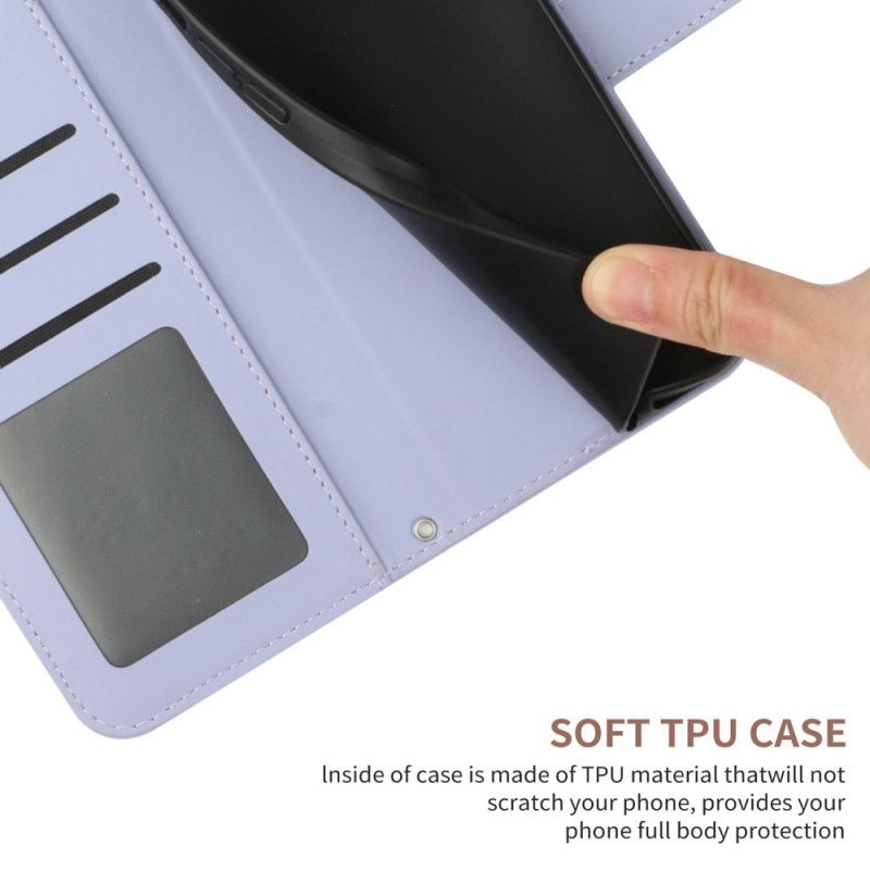 Etui Folio Xiaomi 14 Ultra Wzór Słonecznika Z Paskiem Na Ramię