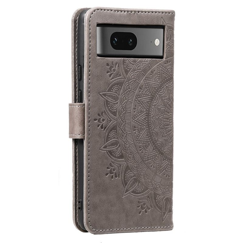 Etui Folio Do Google Pixel 8 Mandala Z Paskiem