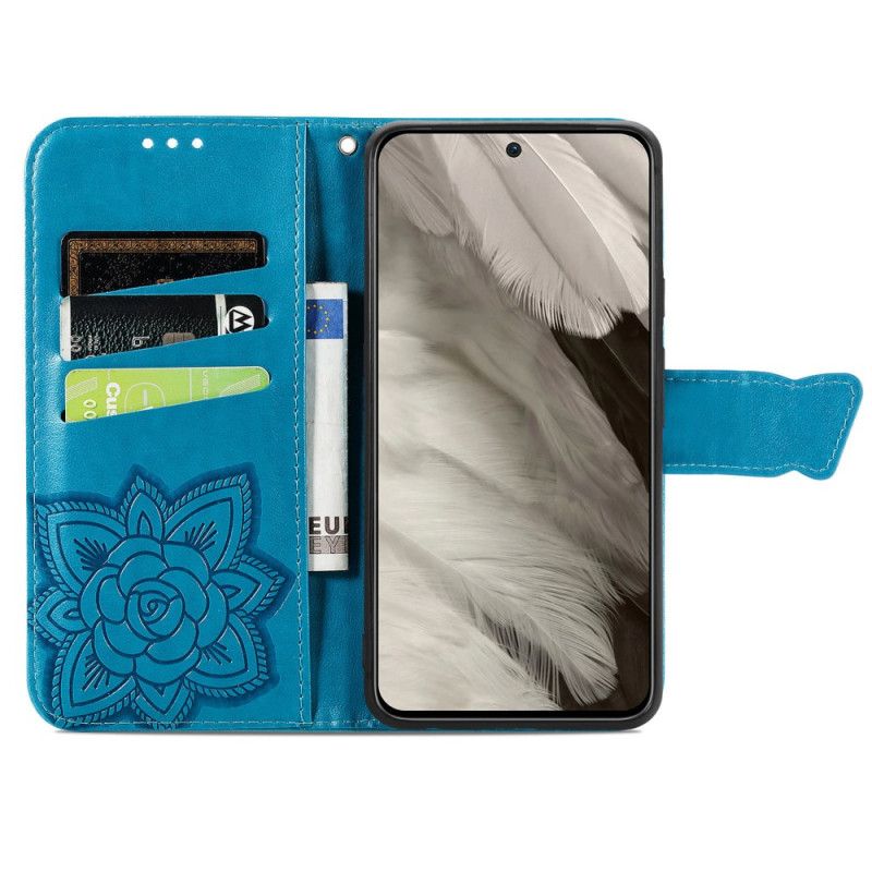 Etui Folio Google Pixel 8 Barokowy Motyl