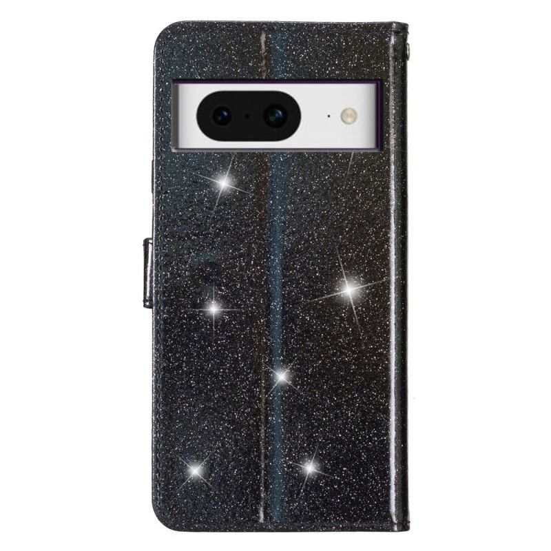 Etui Folio Google Pixel 8 Cekiny Z Paskami