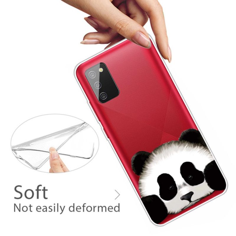 Etui Samsung Galaxy A02s Przezroczysta Panda