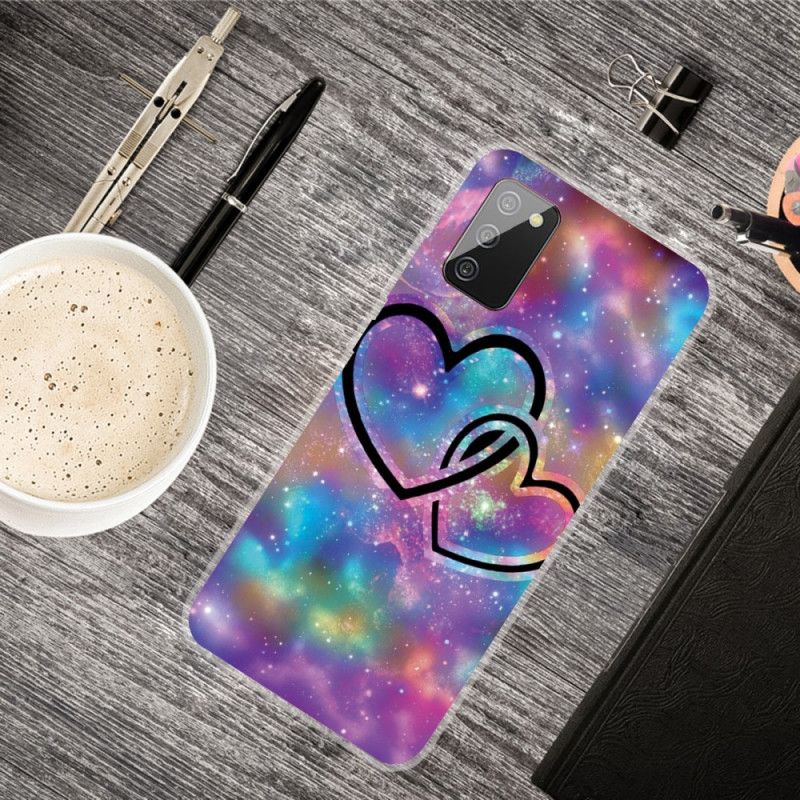 Etui Samsung Galaxy A02s Przykuty Serca