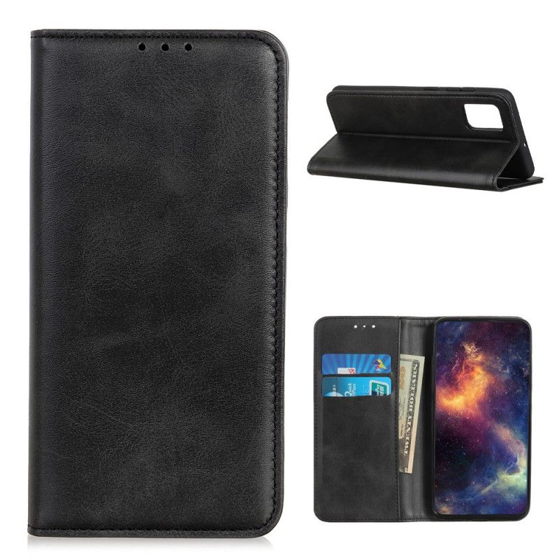 Flip Kotelot Samsung Galaxy A02s Czerwony Czarny Elegancka Dwoina