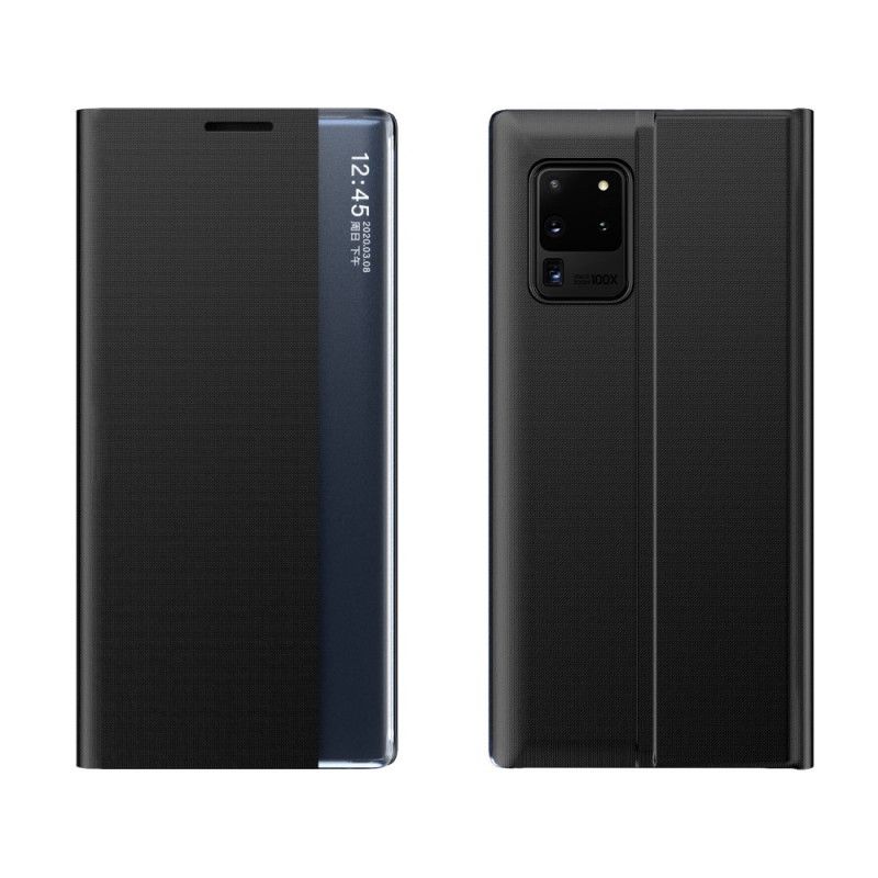 Zobacz Okładkę Efekt Teksturowanej Skóry Samsung Galaxy A02s Szary Czarny