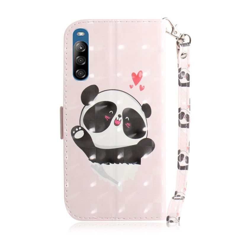 Etui Folio Sony Xperia L4 Panda Love Ze Stringami