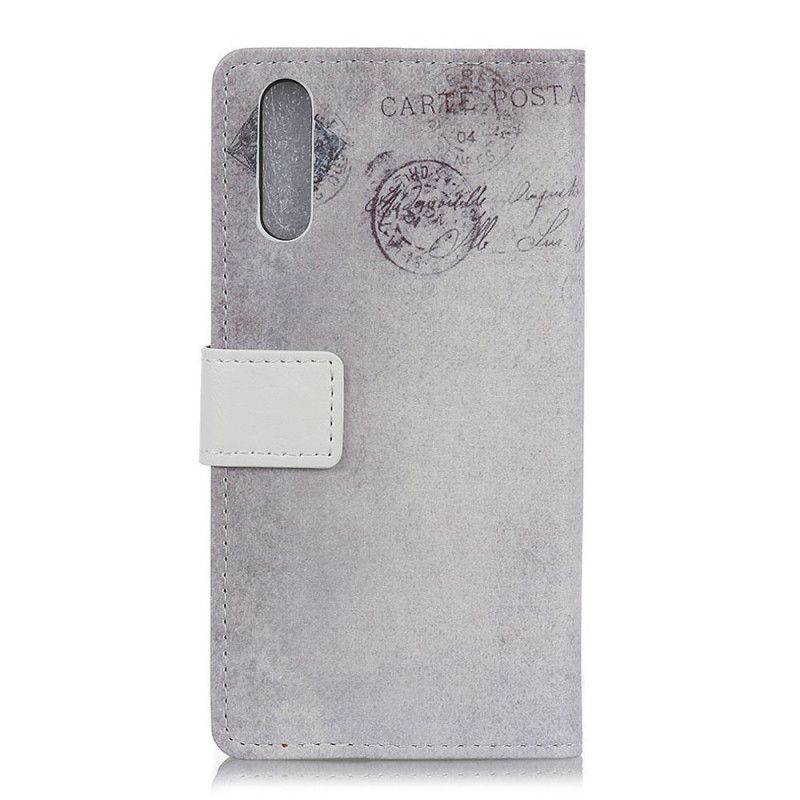 Etui Folio Sony Xperia L4 Podróżujący Kat Etui Ochronne