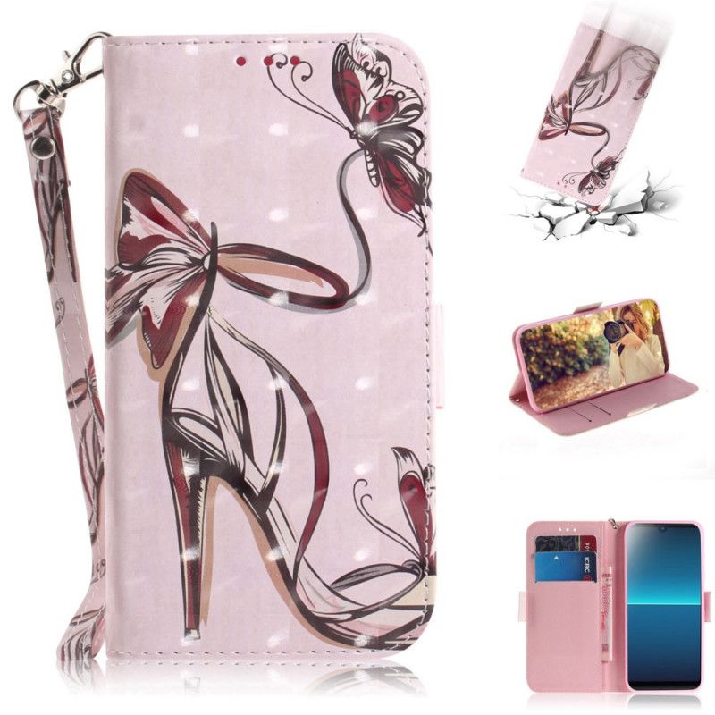 Etui Folio Sony Xperia L4 Pompka Taśmowa