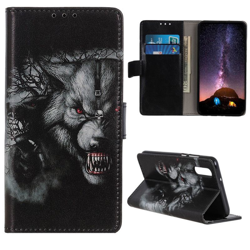 Etui Folio Sony Xperia L4 Wilkołak Etui Ochronne