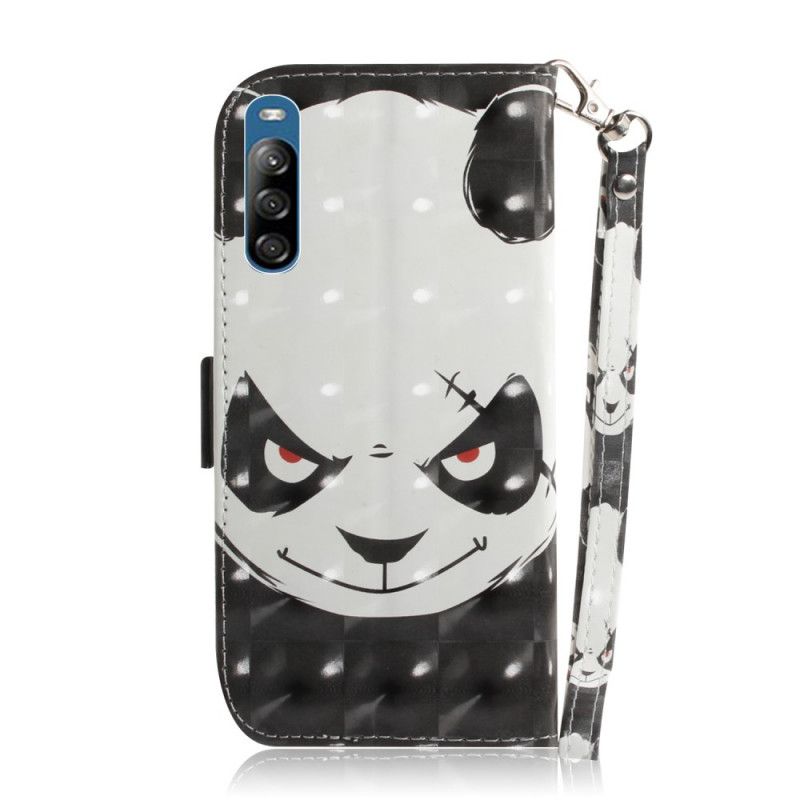 Etui Folio Sony Xperia L4 Wściekła Panda Ze Stringami