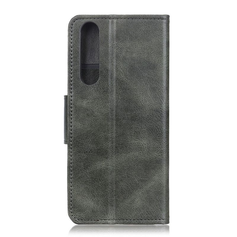 Etui Folio Sony Xperia L4 Zielony Designerski Styl Skóry