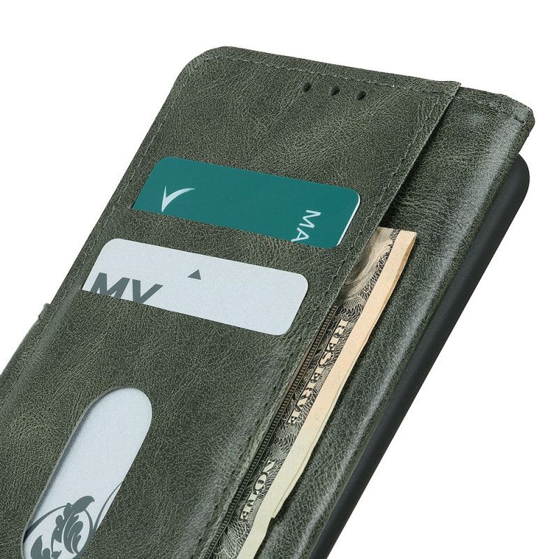 Etui Folio Sony Xperia L4 Zielony Designerski Styl Skóry