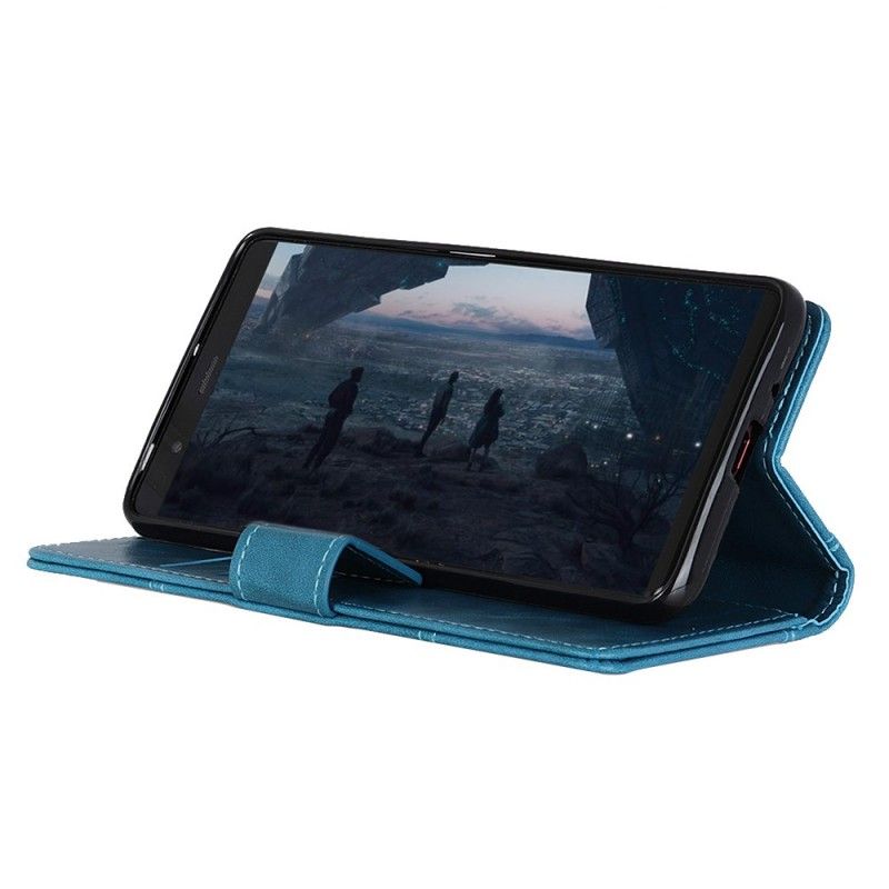 Etui Folio Sony Xperia 10 Efekt Antycznej Skóry Etui Ochronne