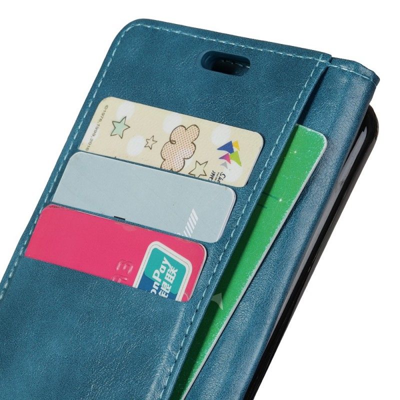 Etui Folio Sony Xperia 10 Efekt Antycznej Skóry Etui Ochronne