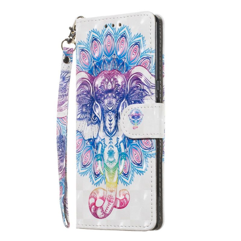 Etui Folio Sony Xperia 10 Mandala Ze Wzorem Słonia