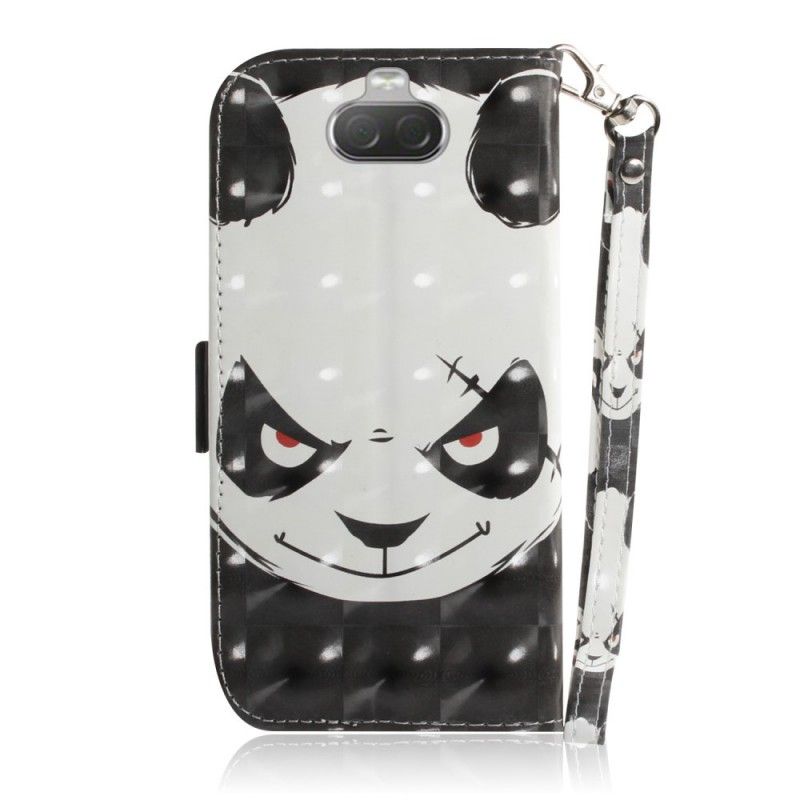 Etui Folio Sony Xperia 10 Wściekła Panda Ze Stringami