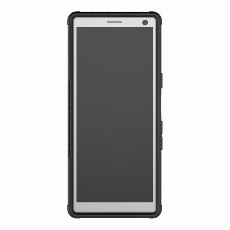 Etui Sony Xperia 10 Biały Czarny Ultra Odporny